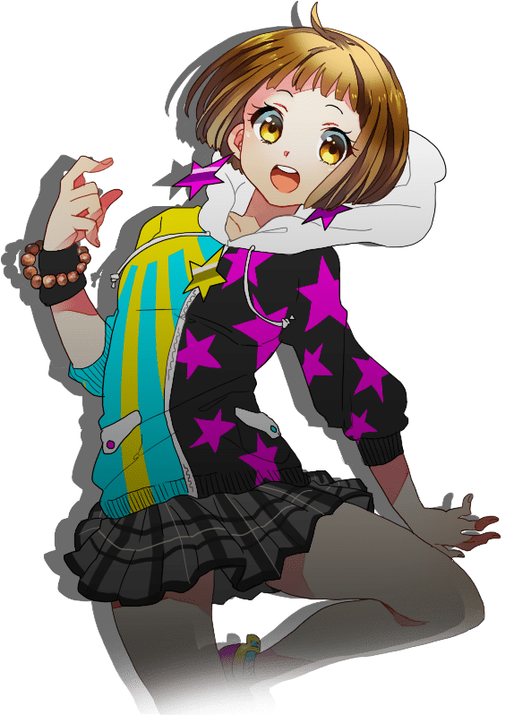 ソシャゲデザイン学生女子生徒