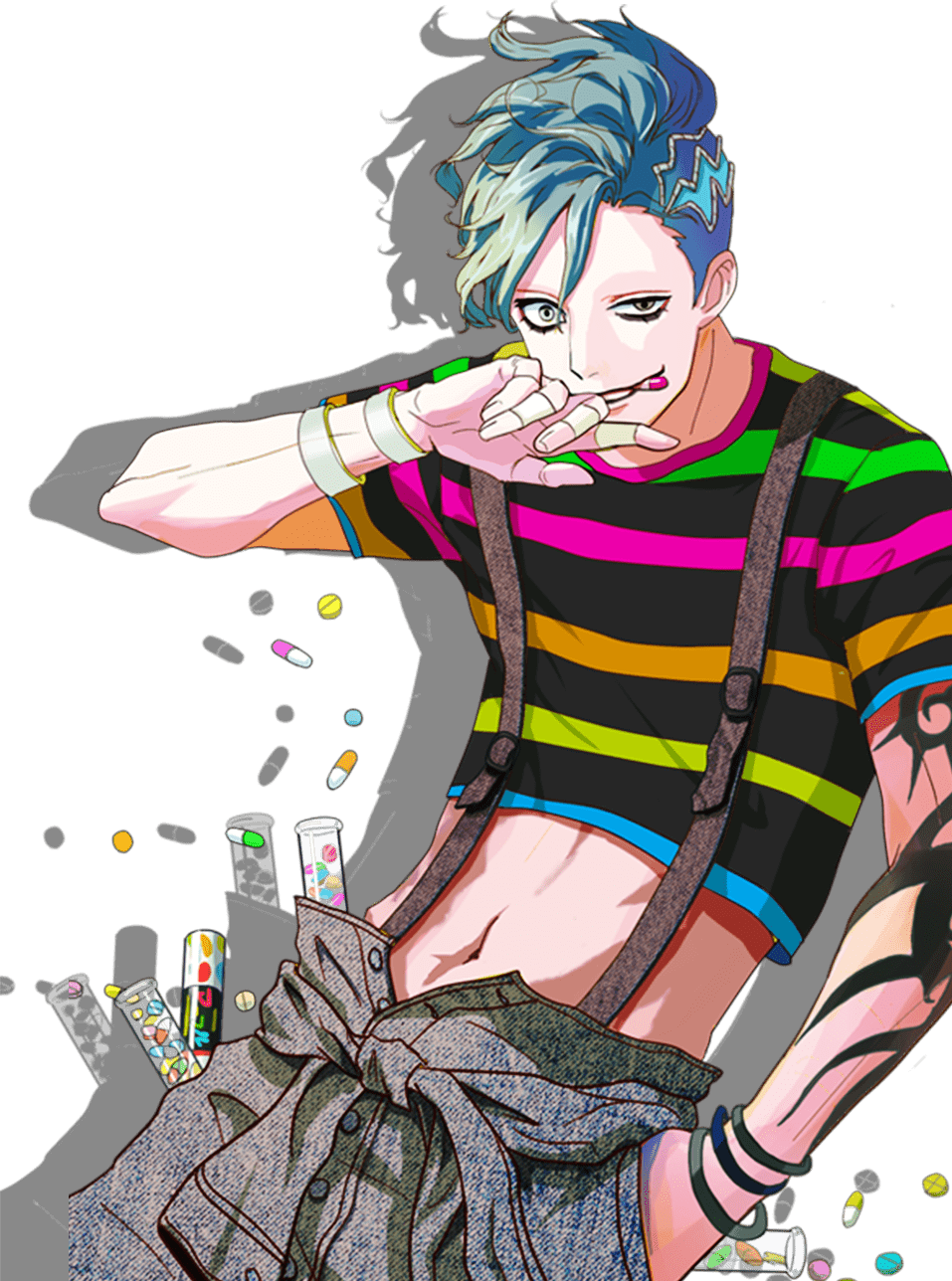 ソシャゲデザイン学生男子生徒